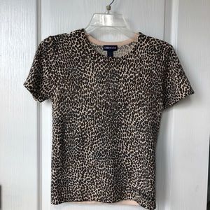Limited Too cheetah print short sleeve shirt!